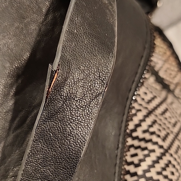 Madison West Black Textured Backpack - Picture 8 of 8